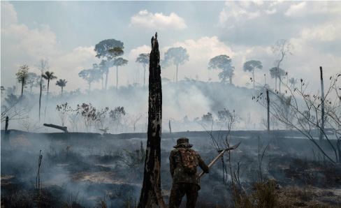 Fires spreading near agricultural areas are a major safety concern. Those out of reach of local fire departments must take clearing burnt areas into their own hands to avoid more damage.