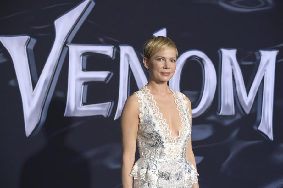 Actress, Michelle Williams, plays Anne Weying in the new movie Venom: Let There Be Carnage