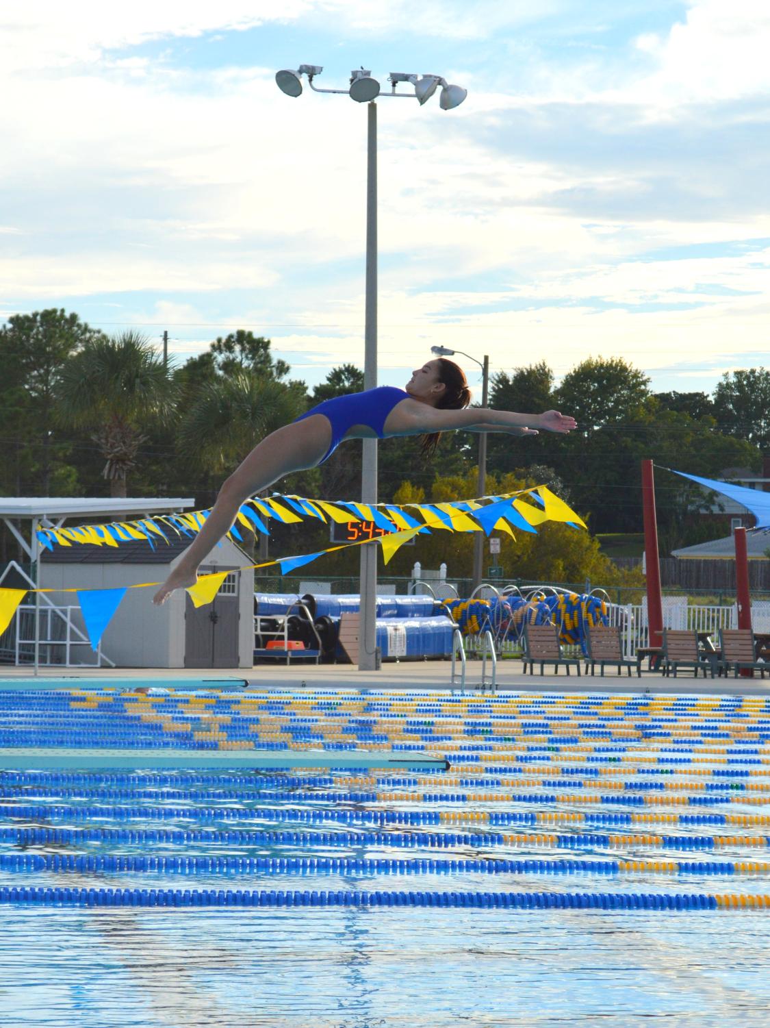 GBHS Dive team goes to state - The Blue & Gold