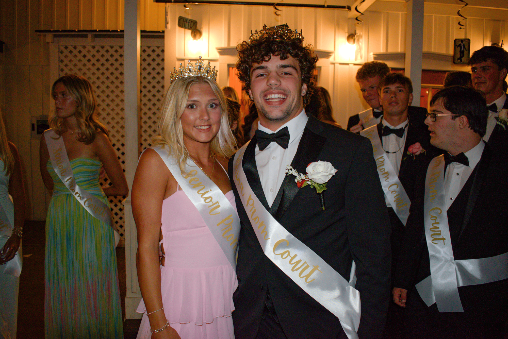 GBHS Prom King and Queen awarded at the Gatsby Prom.